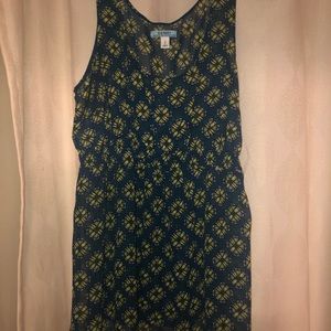 Knee length floral dress